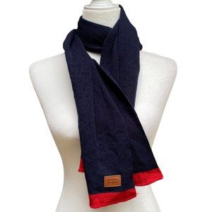 LEVI'S Blue Red Scarf